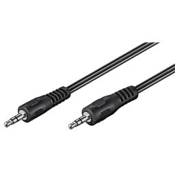 Kabelis Goobay 50449 AUX audio connector cable 50449 3.5 mm male (3-pin, stereo), 3.5 mm male (3-pin, stereo)