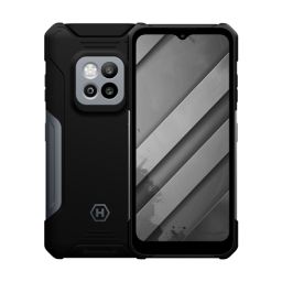 Išmanusis telefonas Hammer Construction 2 6.58" 2408x1080 Dimensity 6300 128GB Dual-SIM 5G 50+8MP 6500mAh Android 14 sidabriškai juodas
