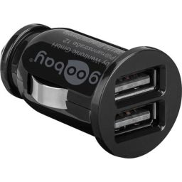 Automobilinis įkroviklis Goobay Dual USB 58912 USB 2.0 port A, 3.1 A, 12 V