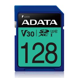 Atminties kortelė ADATA Premier Pro UHS-I SDXC, 128 GB, Flash memory class 10, U3, V30, 85 MB/s, 100 MB/s
