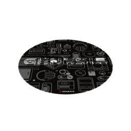 Apsauginis kilimas GENESIS Tellur 300 Round Gear Protective Floor Mat, 100cm, Black