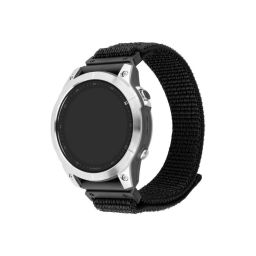 Laikrodžio dirželis Fixed FIXNST2-QF22MM-BK tinka 160-210 mm riešui juodas