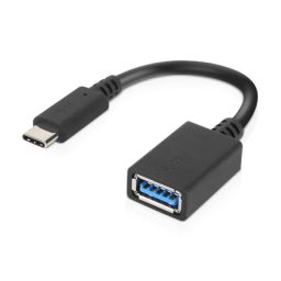 USB adapteris Lenovo 0.14 m, Black, USB-C to USB-A Adapter