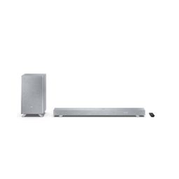 Garso sistema Sharp HT-SBW53121, 3.1.2 Dolby Atmos/DTS:X, 550 W, Bluetooth, belaidis žemų dažnių garsiakalbis, sidabrinė, belaidis ryšys
