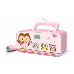 Radijo imtuvas Muse M-29KP Pink/Image, CD, MP3, USB
