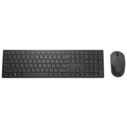 Klaviatūra+pelė Dell Pro KM5221W Wireless, Wireless (2.4 GHz), Batteries included, US International (QWERTY), Black
