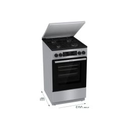 Viryklė Gorenje GK5C42SJ 50 cm, dujinė kaitlentė, elektrinė orkaitė 62 l, su griliu, pilka