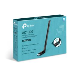 Wifi adapteris TP-LINK Dual Band USB Adapter Archer T3U Plus 2.4GHz/5GHz, 802.11ac, AC1300, External Antenna, MU-MIMO Technology