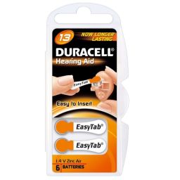 Elementai klausos aparatui DURACELL DA13 N6