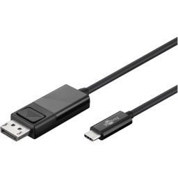 USB adapteris Goobay USB-C- DisplayPort adapter cable (4k 60 Hz) 79295 USB-C male, 1,2 m