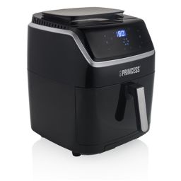 Karšto oro gruzdintuvė Princess Steam Aerofryer 182080 Power 1700 W Capacity 6.5 L Black