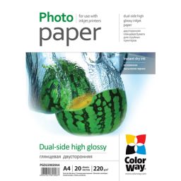 Fotopopierius ColorWay PGD220020A4 A4 210x297 mm 220 g/m² 20 lapų blizgus