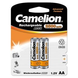 Įkraunamos barterijos Camelion AA/HR6, 2500 mAh, Ni-MH, 2 vnt