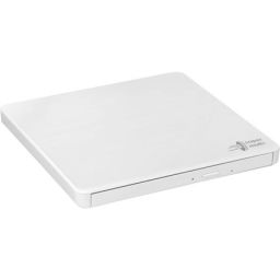 Išorinis DVD įrašymo įrenginys H.L Data Storage GP60NW60, USB 2.0, baltas