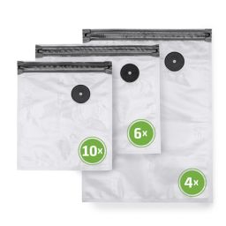 Maišeliai vakuumatoriui Caso Vacu ZIP-Bags Set 01243 Transparent, 20 bags