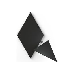 LED šviesos plokštės Nanoleaf Shapes Expansion Pack WiFiNL47-0101TW-3PK 3 juodi trikampiai 42 W Wi-Fi