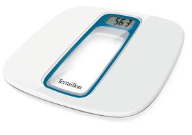 Svarstyklės TERRAILLON 14984 Window Blue Silver, 160kg /100g.