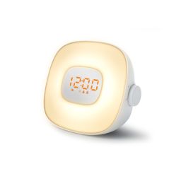 Radijo imtuvas Muse Light Clock Radio ML-198CR Alarm function White AUX in