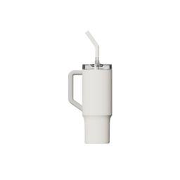 Puodelis Xiaomi Straw Mug 1 L Balta
