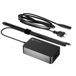 Nešiojamojo kompiuterio įkroviklis Natec NZU-2361 USB-C 65W 2.7m Europlug juodas