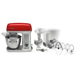 Virtuvinis kombainas Gorenje Kitchen machine MMC1000RLR	 Number of speeds 7, 1000 W, Bowl capacity 4.5 L, Aluminium, Stainless Steel/Red