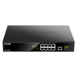 Komutatorius D-Link 10 Gigabit port Switch with PoE DGS-1010MP Unmanaged, Desktop / Rackmount, 1 Gbps (RJ-45) ports quantity 1, SFP ports quantity 1,