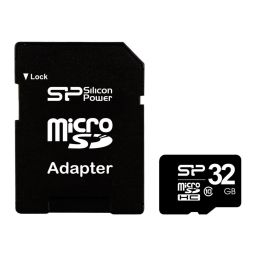 Atminties kortelė Silicon Power 32 GB, MicroSDHC, Flash memory class 10, SD adapter