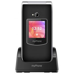 Mobilusis telefonas myPhone Rumba 2 Juodas 2.4 colių TFT 32 MB 32 MB Viena SIM Pagrindinė kamera 0.3 MP 800 mAh