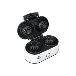 Vaflinių krepšelių keptuvė Adler AD 3062 Waffle Bowl Maker 1000 W Number of pastry 2 Bowl White