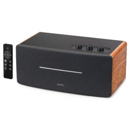 Belaidės kolonėlės Edifier Small Powered Speaker D12 Brown, Bluetooth, Wireless connection