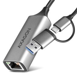 Adapteris AXAGON ADE-TXCA, USB 3.2 Gen 1 Gigabit Ethernet, Nintendo Switch palaikymas, USB C-A redukcija