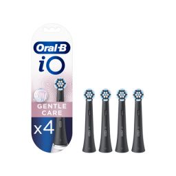 Dantų šepetėlio galvutės Oral-B iO Gentle Care 4 vnt juodos