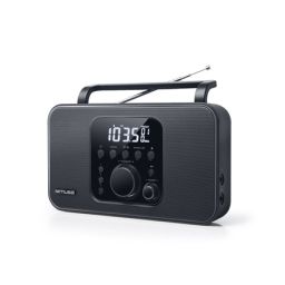 Radijo imtuvas Muse Radio M-091R Black, AUX in, žadintuvas