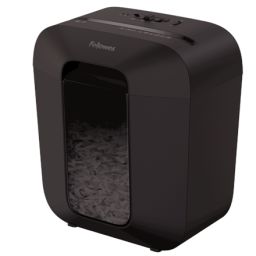 Dokumentų naikiklis Fellowes Powershred LX25 Black, 11.5 L, Credit cards shredding, Cross-Cut Shredder, Paper handling standard/output 6 sheets per p