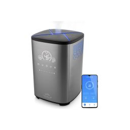 Oro drėkintuvas ETA Aromatherapy diffuser/humidifier 562990000 4L 12L/24h 110W iki 50m² pilkas sidabrinis