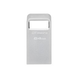USB raktas Kingston USB 3.2 Flash Drive DataTraveler micro 64 GB, USB 3.2, Silver