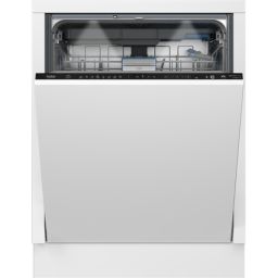 Indaplovė Beko BDIN38542P pilnai integruojama plotis 59.8 cm aukštis 81.8 cm klasė C talpa 15 komplektų