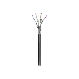 Kabelis Goobay 77624 CAT 6 outdoor network cable, S/FTP (PiMF), black, 100m. Goobay
