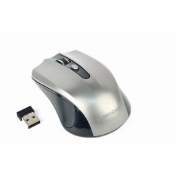 Belaidė pelė Gembird Mouse MUSW-4B-04-BG Standard, No, Black/ Space Grey, Wireless, No, Wireless connection