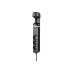 Prailgintojas Neomounts USB-C + USB-A 3680W su spaustuku tvirtinimui prie stalo