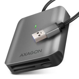 Kortelių skaitytuvas AXAGON CRE-S3 USB 3.2 Gen 1/USB 3.1 Gen 1/USB 3.0/USB 2.0/USB 1.1