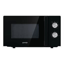 Mikrobangų krosnelė Gorenje Microwave Oven MO20E2BH Free standing, 20 L, 800 W, Grill, Black