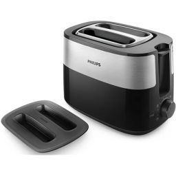 Skrudintuvas Philips HD2517/90 Daily Collection, galia 830 W, skylių skaičius 2, korpuso medžiaga plastikas, juodas/nerūdijantis plienas.