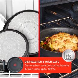 Puodų rinkinys TEFAL L7649453 Ingenio Ultimate 4 vnt 16/18/20 cm aliuminis juodi