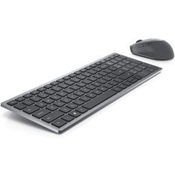 Klaviatūra+pelė Dell Keyboard and Mouse KM7120W Wireless, Wireless (2.4 GHz), Bluetooth 5.0, Keyboard layout Lithuanian, English, Titan Gray