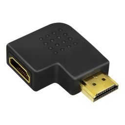 Adapteris HDMI Adapter, AM to AF in 90 degree flat angled Logilink