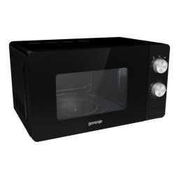 Mikrobangų krosnelė Gorenje Microwave oven MO20E1B Free standing, 20 L, 800 W, Black