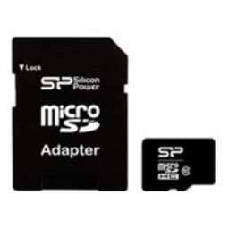 Atminties kortelė Silicon Power 16GB Micro SDHC CL10 su SD adapteriu