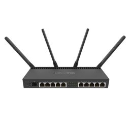 Maršrutizatorius MikroTik RB4011iGS+5HacQ2HnD-IN 802.11ac, 10/100/1000 Mbit/s, Ethernet LAN (RJ-45) ports 10, Mesh Support No, MU-MiMO Yes, No mobile broadband, 1