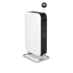 Šildytuvas Mill Heater OIL1500WIFI3 GEN3 Oil Filled Radiator, 1500 W, Number of power levels 3, Suitable skirtas rooms up to 25 m², White/Black